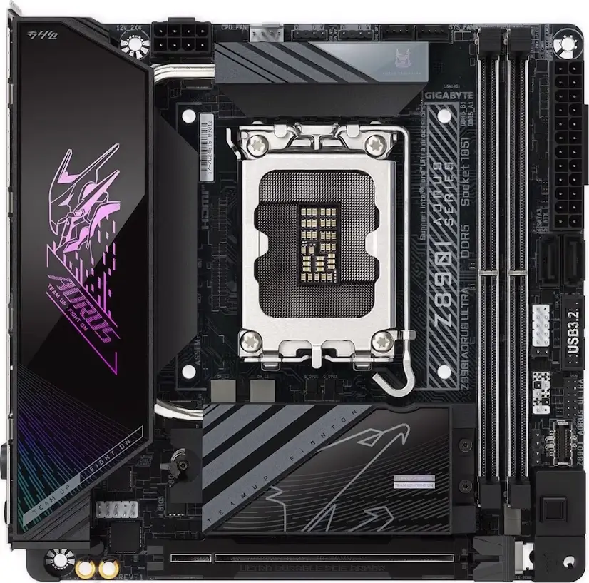 Montaje Placa Base Gigabyte Z890I AORUS ULTRA Gaming PC Cerceda